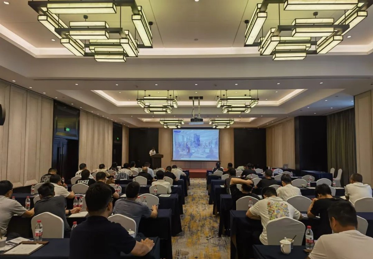 Taizhou paper packaging lean management training meeting - Hangzhou pinxiang technology co., LTD